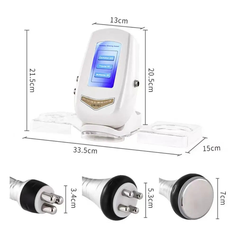 Máquina de Radiofrecuencia y Masaje Corporal y Facial con Cavitación Ultrasónica 40K, la Más Vendida del 2026, para Pérdida de Peso, Contorno Corporal, Adelgazamiento y Quema de Grasa
