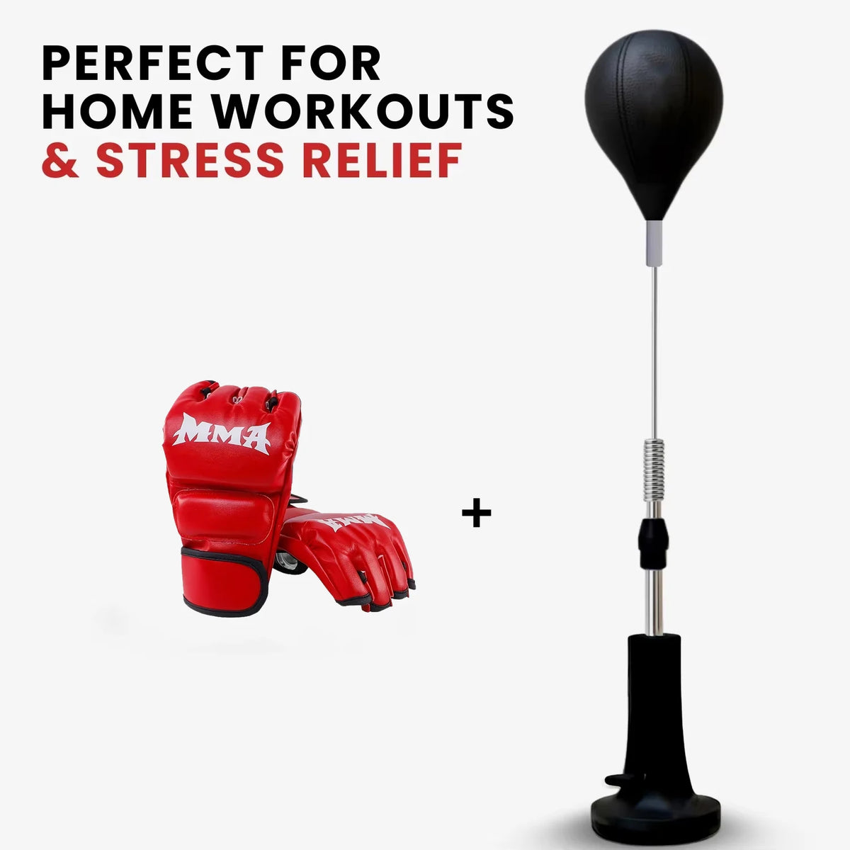 Nuevo Saco de Boxeo Premium, Saco Cobra para Entrenamiento de Agilidad, Equipo de Fitness para el Hogar, Saco de Reflejos con Varilla Reforzada, el Mejor Regalo Familiar