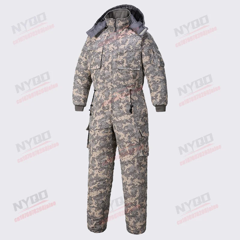 Mono de Motociclismo para Invierno, Chaqueta Deportiva Impermeable para Hombre y Mujer, Ropa de una Pieza Cálida para Deportes al Aire Libre