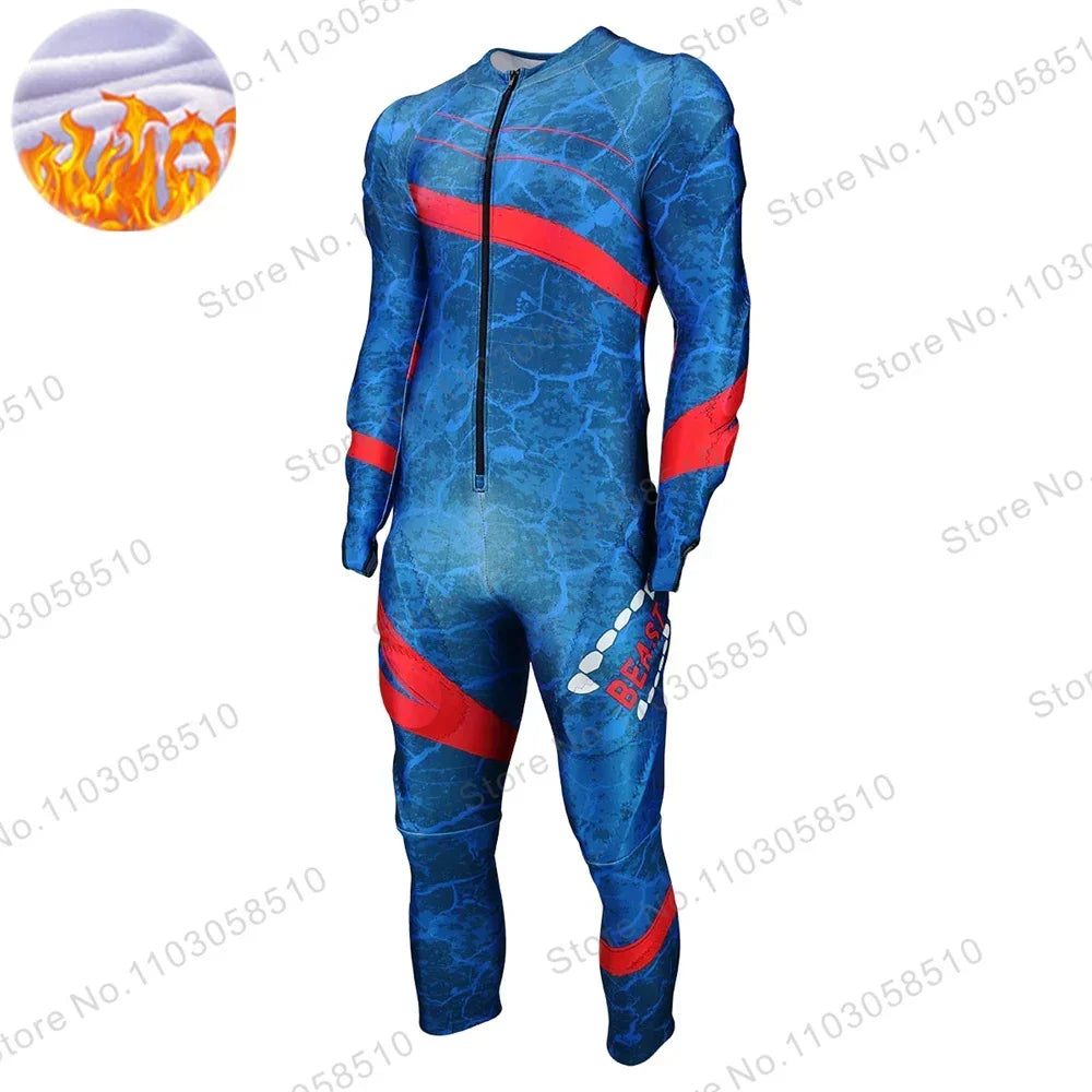 Trajes de invierno para hombre de manga larga, chaqueta de esquí cómoda hecha de suave tela de forro polar, traje de esquí de carreras, deporte de snowboard, sin acolchado.