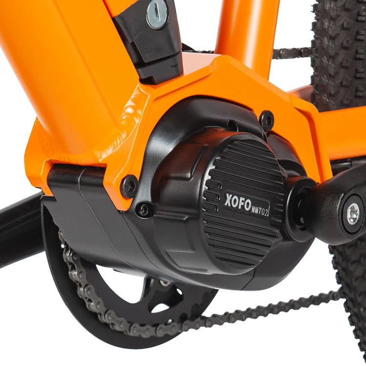 Bicicleta eléctrica de montaña para adultos de lujo, motor central de 250W (750W pico), 45 km/h, TX90, 48V 16Ah, cuadro de aluminio de 29 pulgadas, frenos hidráulicos