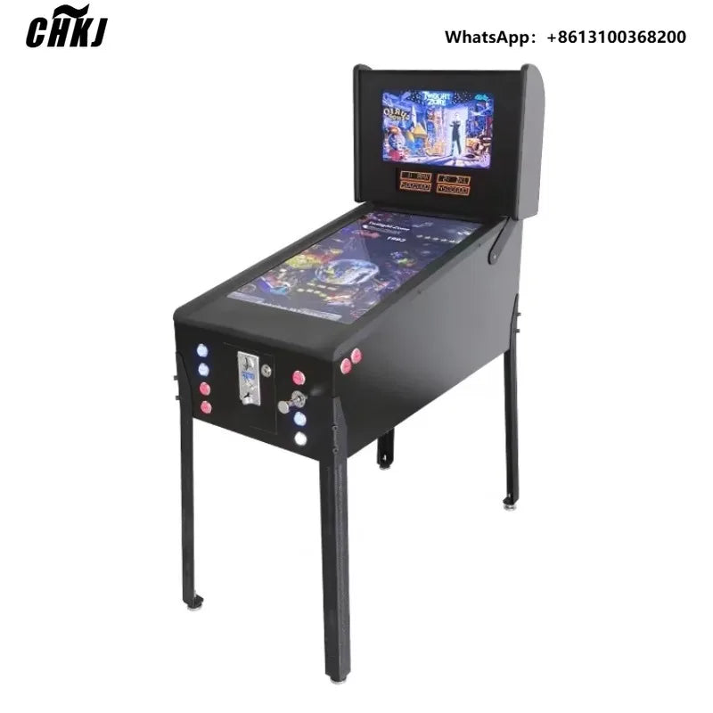 Máquina de Pinball Virtual, Máquina de Videojuegos Arcade que Funciona con Monedas, para Centros de Entretenimiento Comerciales