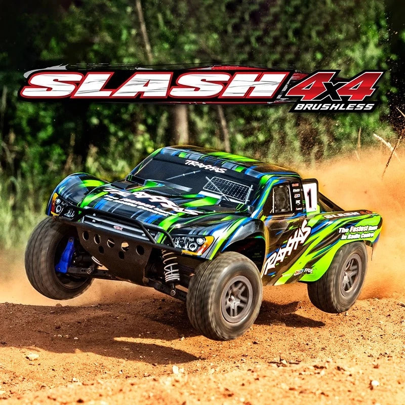 Nuevo 1/10 SLASH 4WD coche de Control remoto sin escobillas BL-2S sin escobillas carcasa de coche Control remoto vehículo todoterreno Juguetes