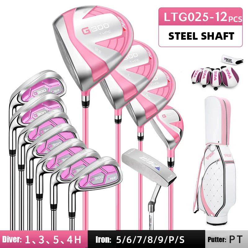 Juego de golf para mujer PGM, fabricante mayorista de palos de golf, juego completo para mujeres