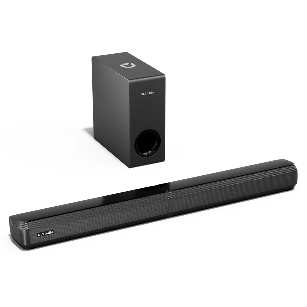 ULTIMEA Apollo S50 Barra de Sonido Desmontable 2 en 1 de 200W y 4.1 Canales con Subwoofer, Sistema de Cine en Casa para Smart TV