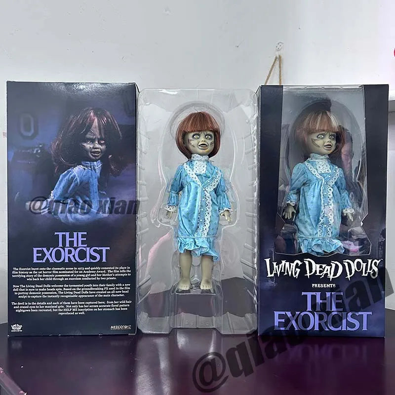 30cm Mezco Horror Living Dead Dolls The Exorcist Joint figura de acción de PVC móvil modelo coleccionable figura de dibujos animados juguete regalos
