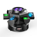 Yiflamefly 150W Moving Head DJ Lights 6 brazos Luces para fiestas RGBW 4 en 1 Luces de escenario LED DMX512 para bodas, fiestas, discotecas y KTV