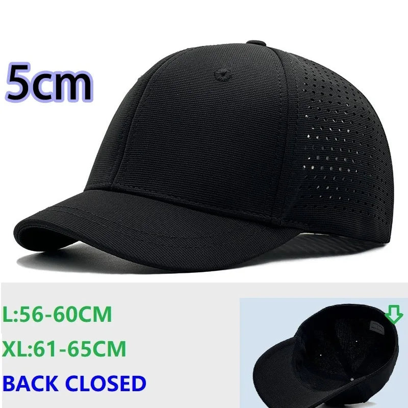Gorras de béisbol cerradas para hombre y mujer, gorras para cabezas grandes y pequeñas, artículos de sombrerería de alta calidad