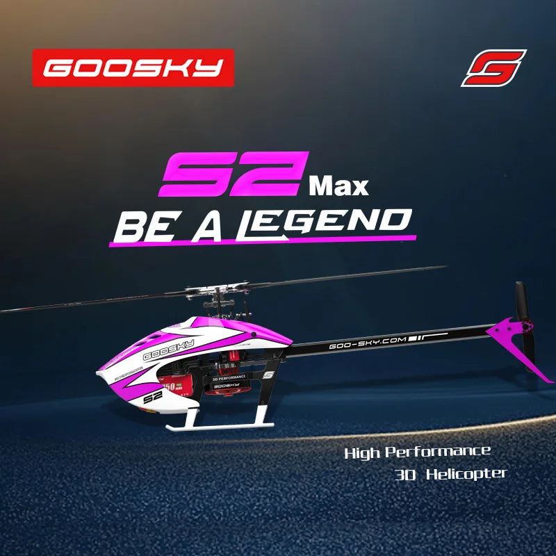 Goosky Technology Helicóptero acrobático con control remoto 3d Baf080001 Regalo de cumpleaños masculino