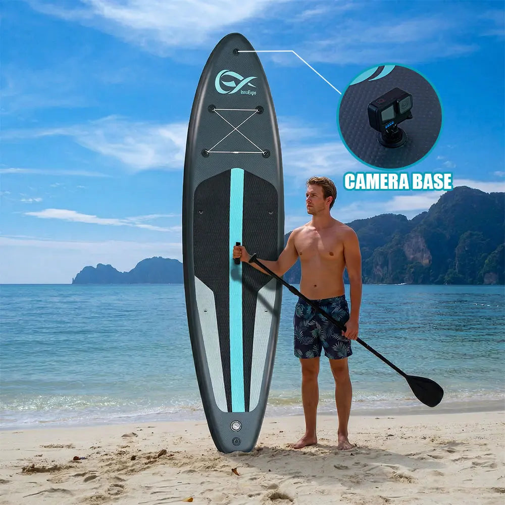 Tabla de Paddle Surf Inflable InnoExpo de 350 cm, Tabla de Surf, Tabla de SUP, Antideslizante, para Deportes Acuáticos, Tabla de Paddle Surf ISUP