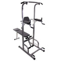 Estante de gimnasio multifunción, estación de inmersión de torre eléctrica con banco de pesas, barra de dominadas, ejercicio Abdominal para entrenamiento de fuerza en gimnasio en casa