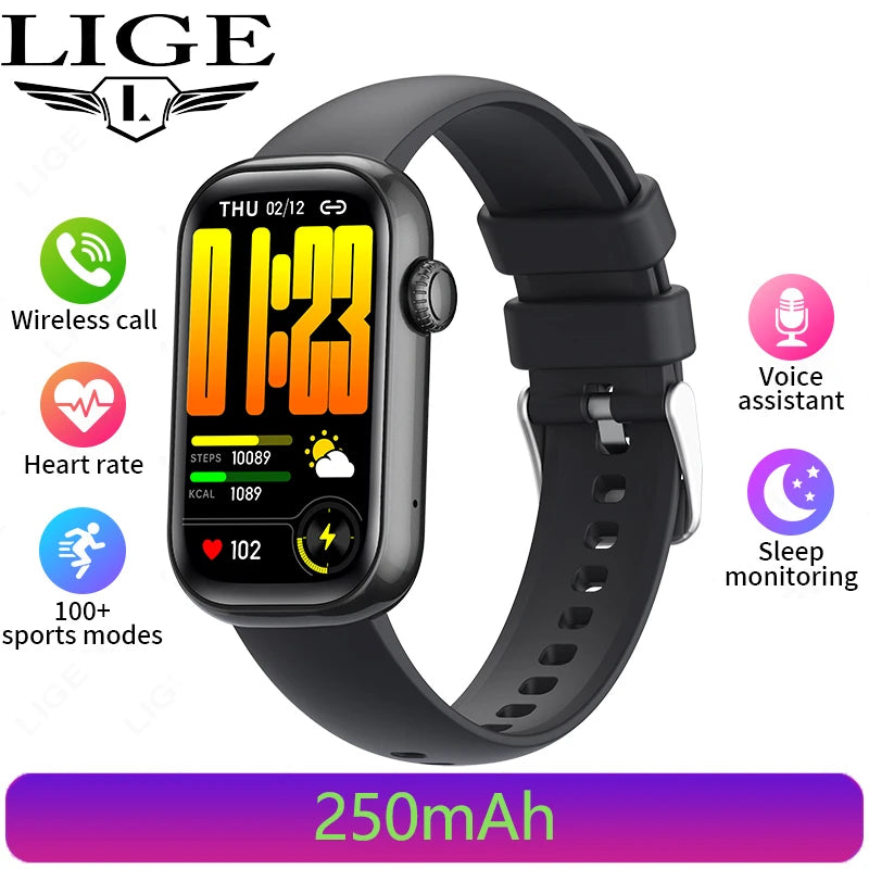 For Android IOS Smart Bracelet Women Smartwatch Men Heart Rate Blood Oxygen Waterproof Sport Smart Band Watch For Ladies 2026