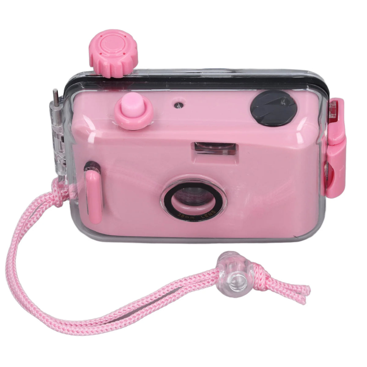 Cámara de película reutilizable de 35mm con funda impermeable para esnórquel con velocidad de obturación 1/100s F/9, lente de 28MM, cámara de película reutilizable de 35mm