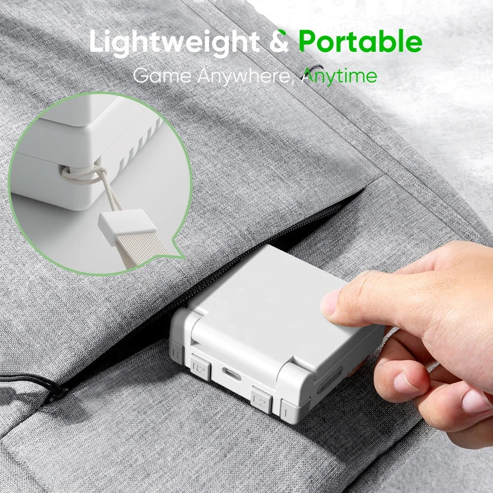Consola de juegos portátil MIYOO MINI FLIP con pantalla IPS de 2.8'', sistema Linux, consolas de videojuegos, estuche gratis, doble joystick analógico, regalo para gamers.