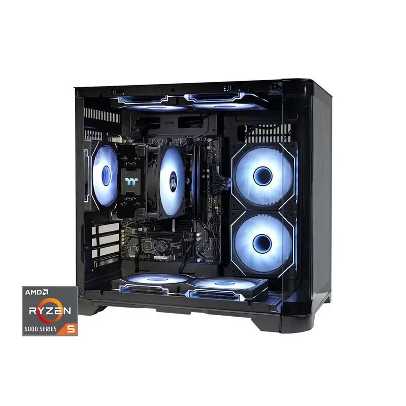 PC para juegos Aotesier Ryzen 5 5600GT 3.9GHz 16GB (8G*2) DDR4 3200 1TB NVME SSD ARGB 6 Ventiladores Win 11 Home PC Gamer Desktop C
