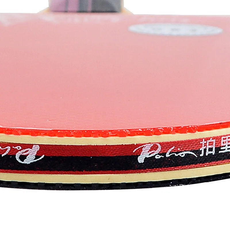Raqueta de tenis de mesa de carbono Original PALIO de 3 estrellas con lazo de goma CJ8000 palo de Ping Pong de ataque giratorio ofensivo con bolsa