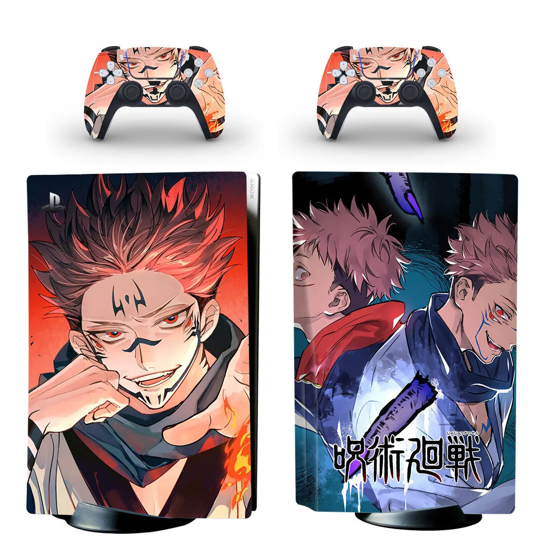New Anime Jujutsu Kaisen Gojo PS5 Disc Skin Sticker Decal Cover for Console Controller PS5 Standard Disk Skin Sticker Vinyl