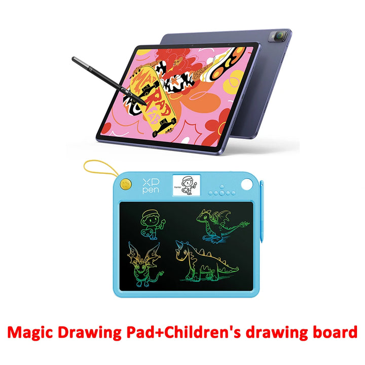 Tableta de dibujo XPPen Magic Drawing Pad de 12,2 pulgadas, Android, 8 GB/256 GB, 8000 mAh, con lápiz óptico X3 Pro Slim, 60 grados de inclinación, tableta de dibujo Android 15