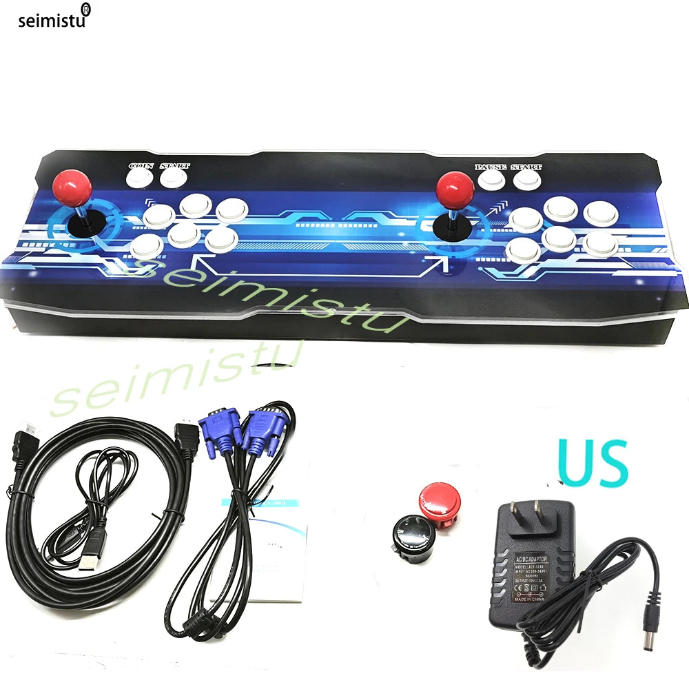 Arcade Box GEMA Console 30000 in 1 3D Retro Arcade Game Console Cabinet Bartop 8 Way Joysticks Push Buttons to TV
