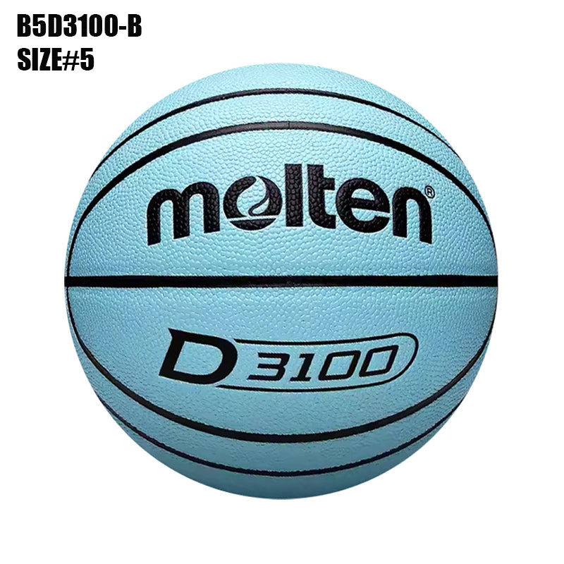 Balones de Baloncesto Originales Molten 2027, Tamaño 7/6/5, Material PU, para Juegos en Interiores y Exteriores, Entrenamiento, Hombres y Mujeres, Baloncesto