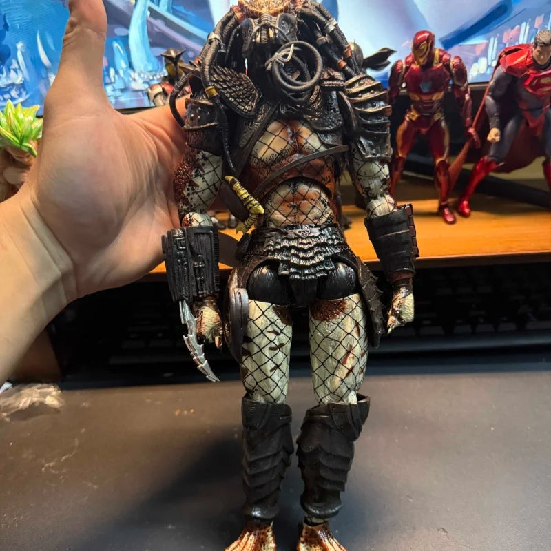 En stock Hc The Fugitive de 2018, figura articulada coleccionable de Scar y Ravager, colección de la serie Predator, estatua.