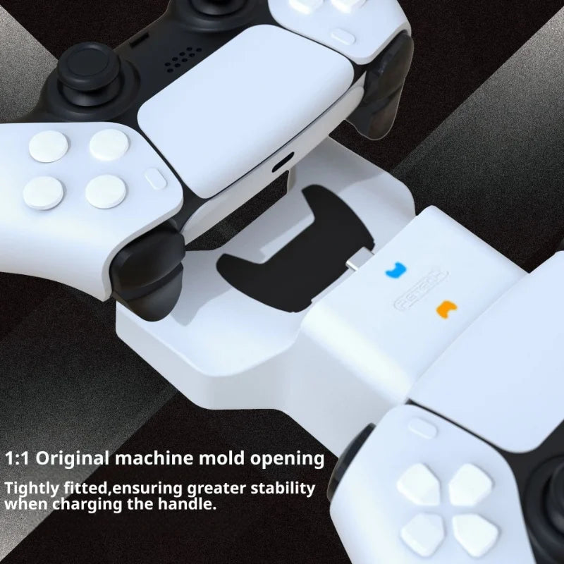 Base de carga doble para mando DualSense de PS5, indicador LED de estado de carga, estación de carga rápida para accesorios de PS5