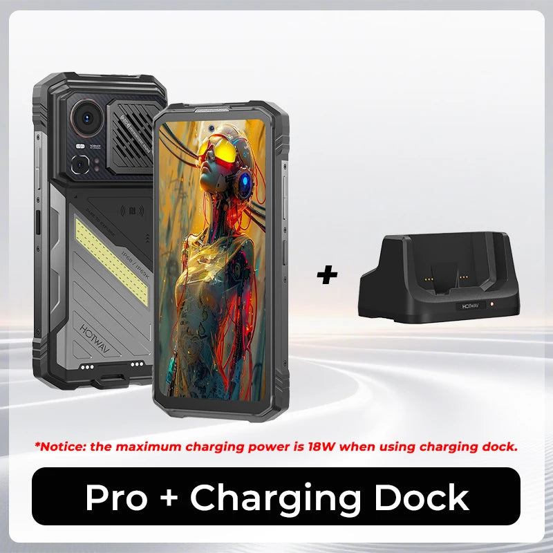 Smartphone resistente HOTWAV Hyper 8 Pro, altavoz de 125 dB, carga rápida de 55 W, teléfono móvil 5G, 12000 mAh, 108 MP, 12 GB, 512 GB