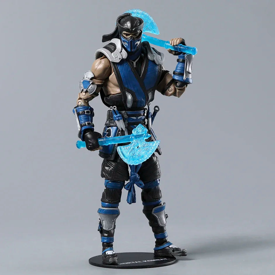 Figura de acción de Sub-Zero / Scorpion de 7" de la serie 1 de Mortal Kombat
