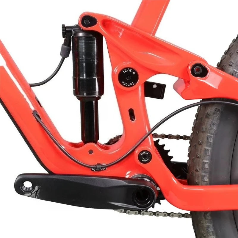 Bicicleta de montaña de fibra de carbono ultraligera, con suspensión y cambios, de 24, 26, 27.5 y 29 pulgadas para adultos