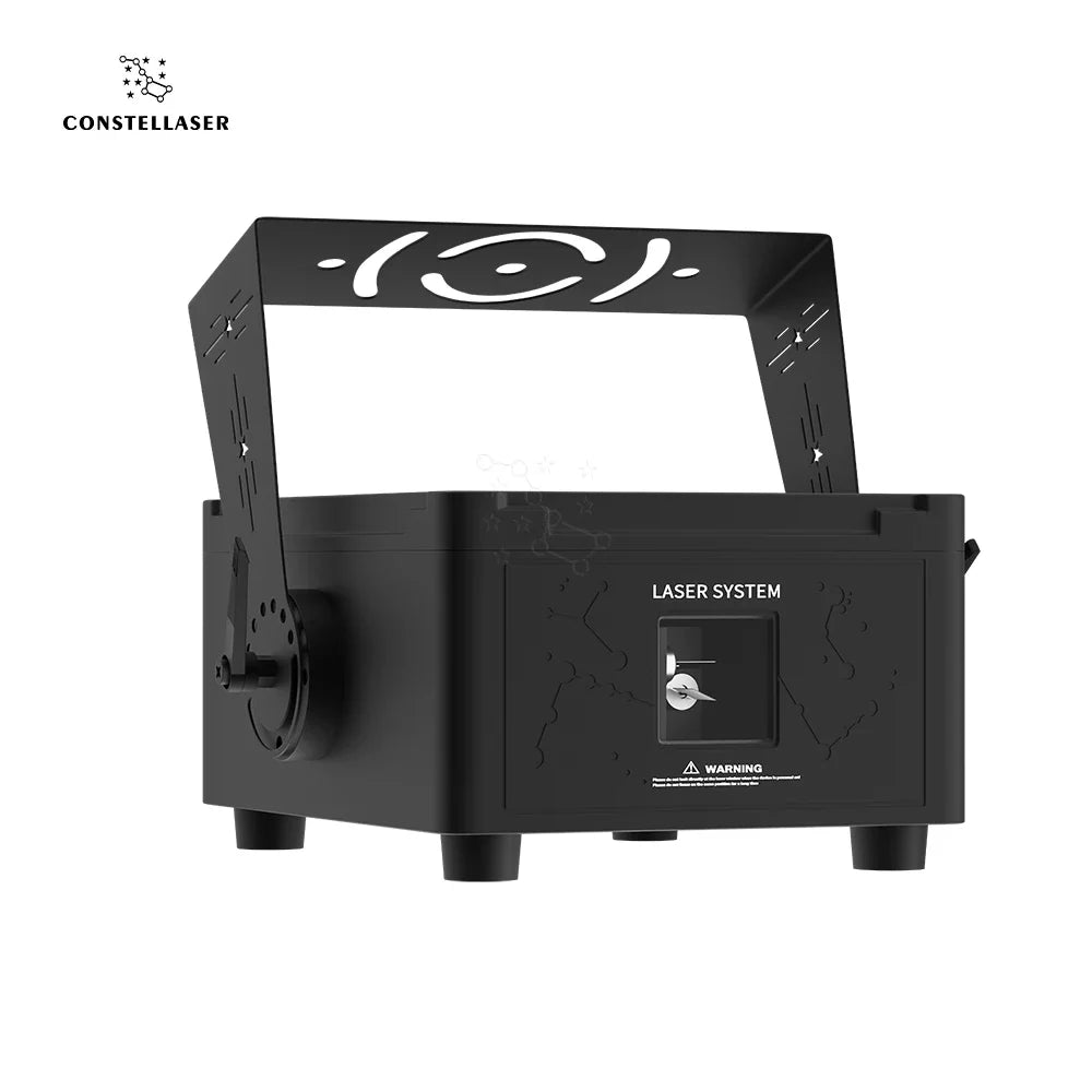 SHEHDS New 25KPPS IP65 Waterproof 12W Laser APP Control RGB Animation Scanner For Outdoor DJ Disco Party Music Festival