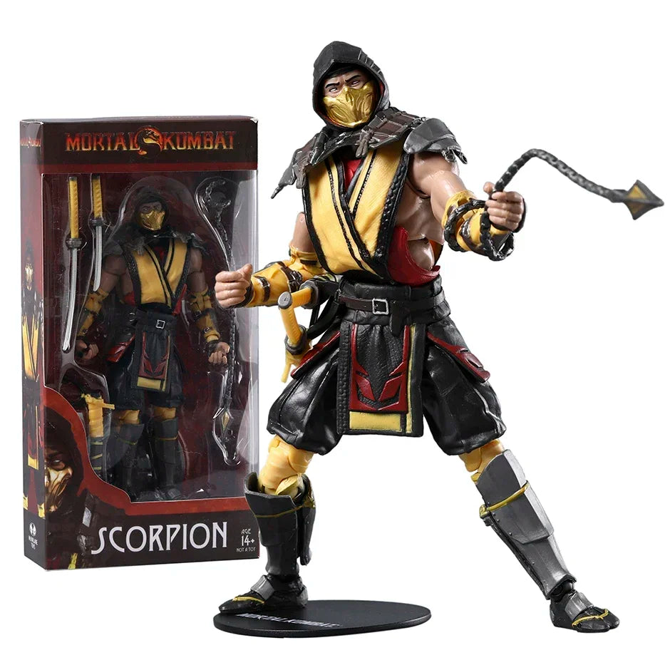 Figura de acción de Sub-Zero y Scorpion de 7 pulgadas, modelo de PVC, estatua de decoración, juguete de regalo