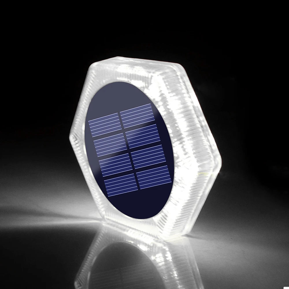 Luces LED solares para cubierta de exterior IP68, iluminación impermeable para jardín, iluminación de paso, encendido/apagado automático, escaleras, Patio, camino, valla, lámpara de pared
