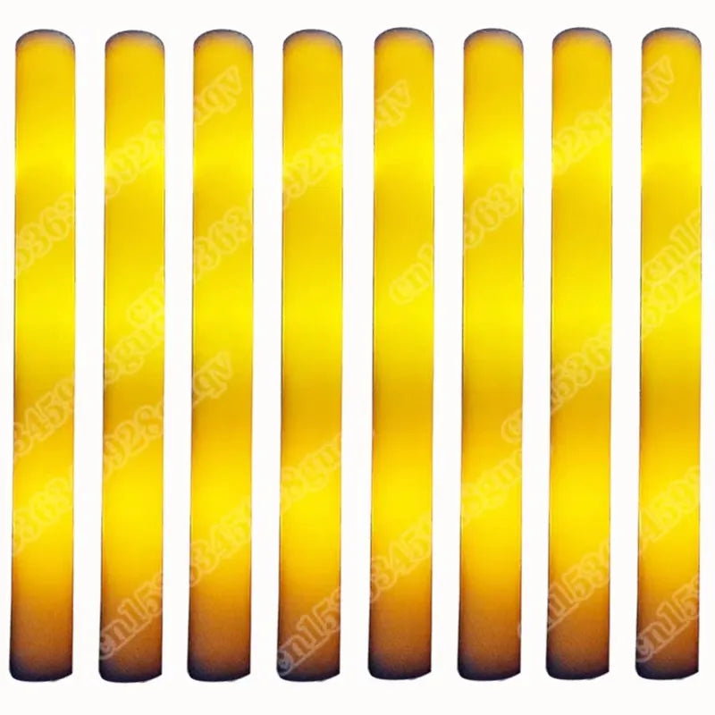 30 Uds. De barras luminosas de espuma con 3 modos, barra luminosa intermitente Led colorida que brilla en la oscuridad, suministros para fiestas para conciertos de Raves de boda