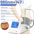 Máquina de lipólisis con endolasa láser 980+1470nm |   Disolución de grasa con fibra óptica, contorno corporal, tensado de la piel, eliminación vascular