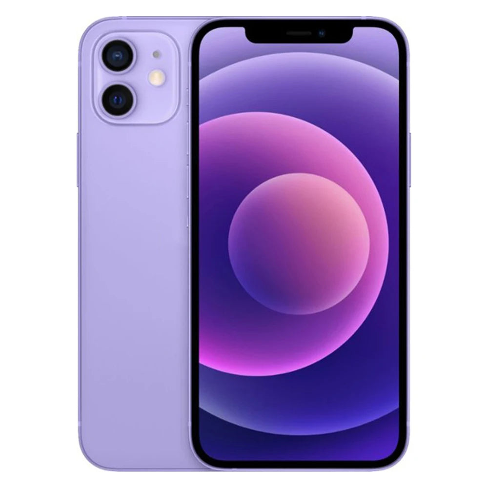 Teléfono reacondicionado Apple iPhone 12 128 GB/256 GB ROM Smartphone Face ID pantalla OLED de 6,1 pulgadas 4 GB RAM chip Bionic Dual SIM excelente estado
