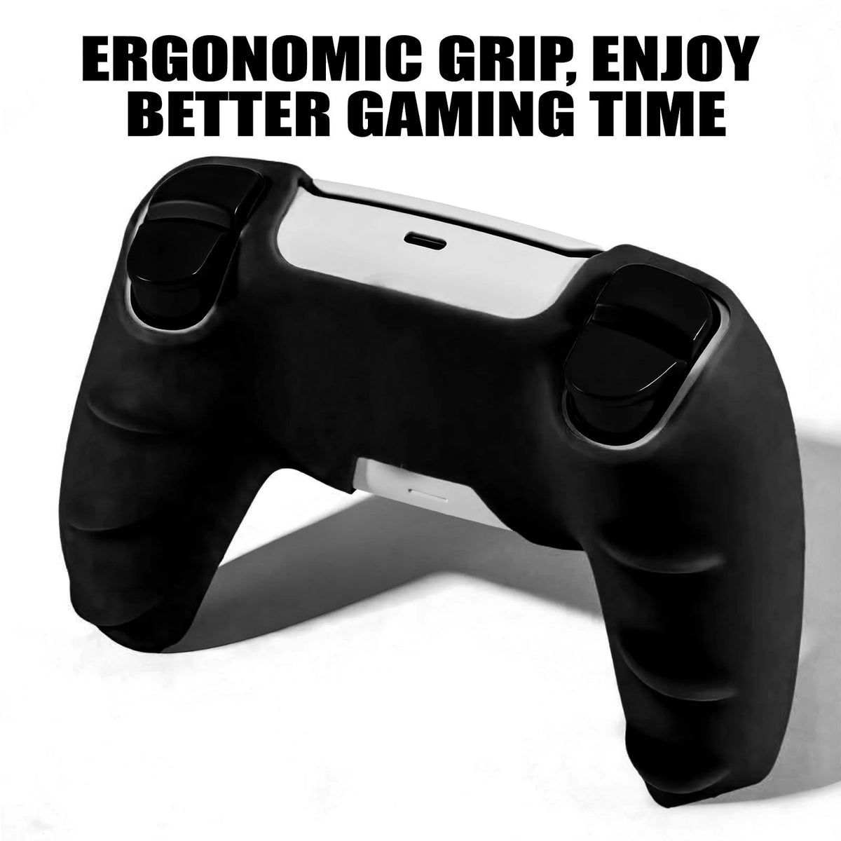 Funda protectora de silicona suave con diseño de araña para mando de PS5, carcasa, pegatinas para panel táctil y kit de agarre para joysticks