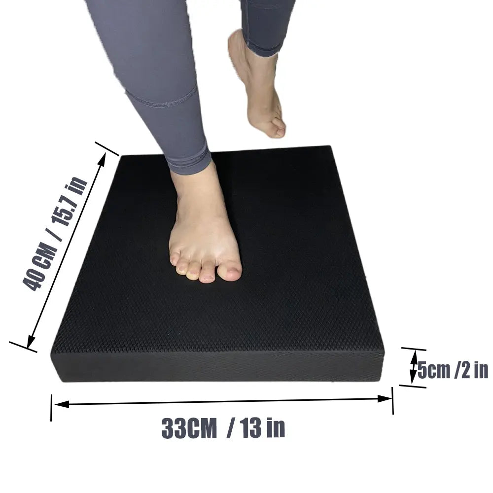 Almohadilla de equilibrio suave, estera de Yoga TPE, almohadilla de ejercicio de espuma, cojín de equilibrio grueso, tabla de equilibrio para Fitness, Yoga, Pilates, para fisioterapia