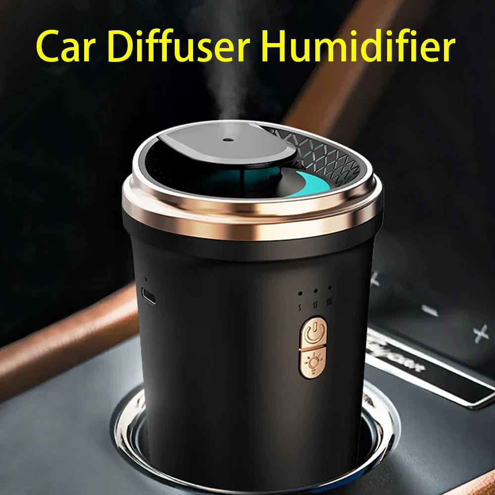 Difusor de Aromaterapia Inteligente para Automóvil NAMSTE, Ambientador para el Hogar y el Automóvil, Elimina Olores, Humidificador, Difusor de Aceites Esenciales