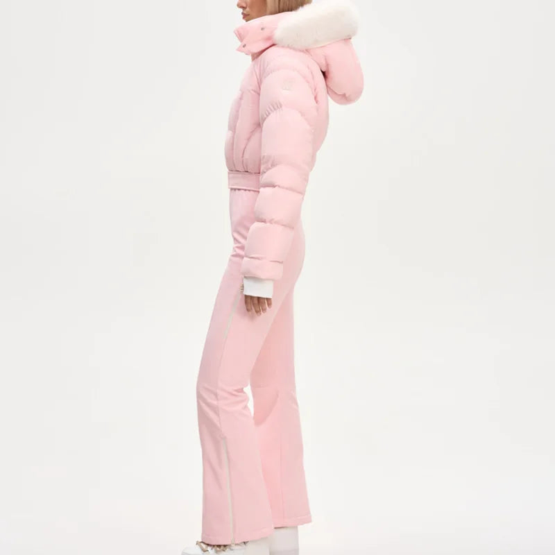Abrigo acolchado de algodón rojo con cinturón elegante para mujer, chaqueta gruesa de manga larga con cordones y solapa holgada, prendas de vestir de calle para Otoño e Invierno 2025