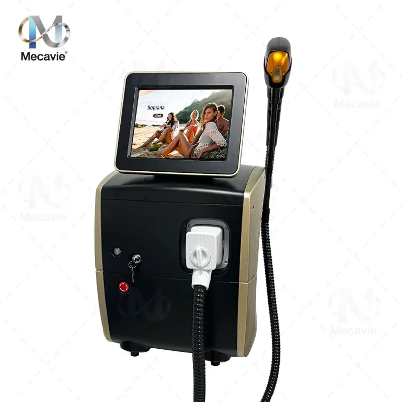 Máquina Profesional de Depilación Láser de Diodo de Titanio, Portátil, 808 830 755 940 1064, Dispositivo de 5 Ondas para Depilación Permanente