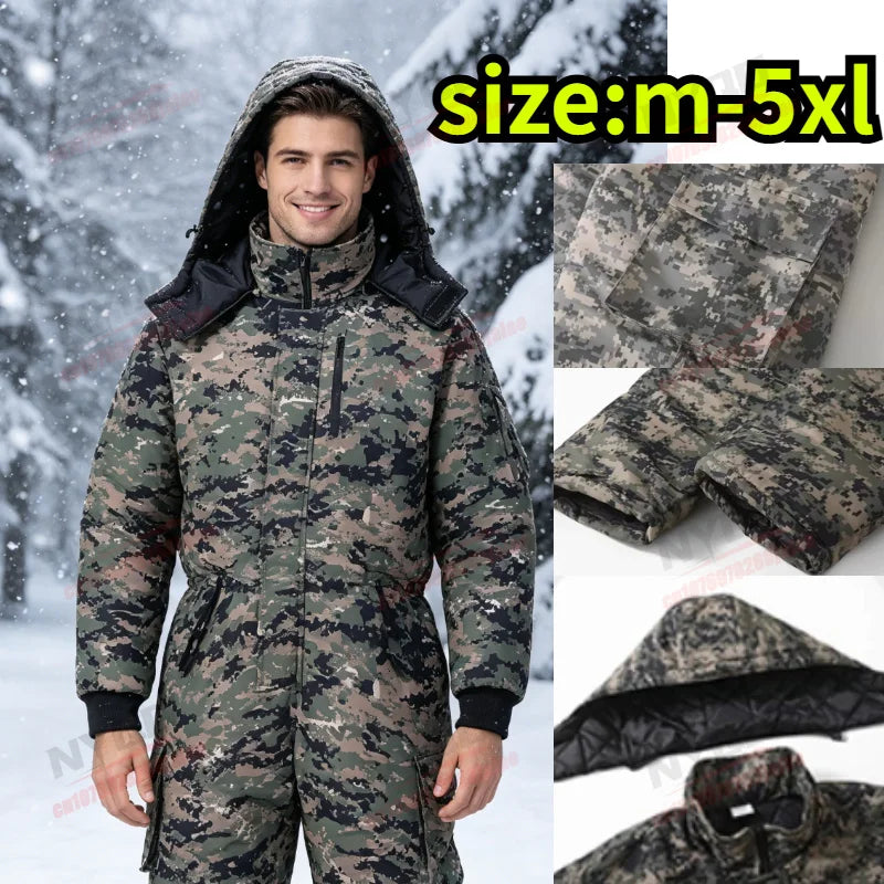 Mono de Motociclismo para Invierno, Chaqueta Deportiva Impermeable para Hombre y Mujer, Ropa de una Pieza Cálida para Deportes al Aire Libre