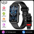 LIGE Nuevo Reloj Inteligente de Moda para Mujer con Recordatorio de Llamadas, Oxígeno en Sangre, Esfera Personalizada DIY, Pulsera Deportiva Impermeable, Reloj Inteligente para Hombre y Mujer