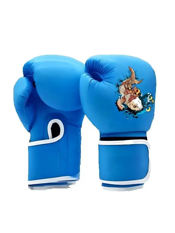 Guantes de Boxeo Muay Thai de Cuero de Fibra Ultrafina Personalizados, Correa de Muñeca con Velcro y Hebilla con Logotipo Personalizado de Fábrica, Adecuados para MMA Muay Th