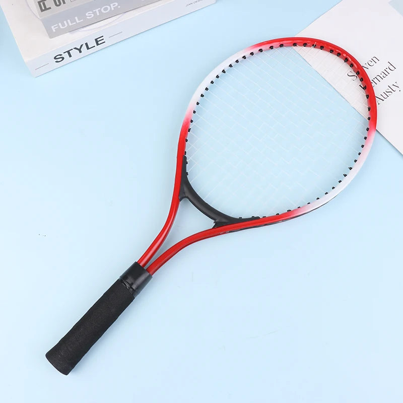 1 Raqueta de Tenis Profesional, Raqueta de Tenis Elástica de 3 Capas de Goma, Raqueta de Tenis para Niños, Entrenamiento Interactivo Padres-Hijos, Absorción de Impactos