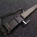 Guitarra Eléctrica Portátil Plegable sin Cabezal de 6 Cuerdas con Pastillas Activas, Silenciosa, para Principiantes, Nivel de Entrada, Profesional