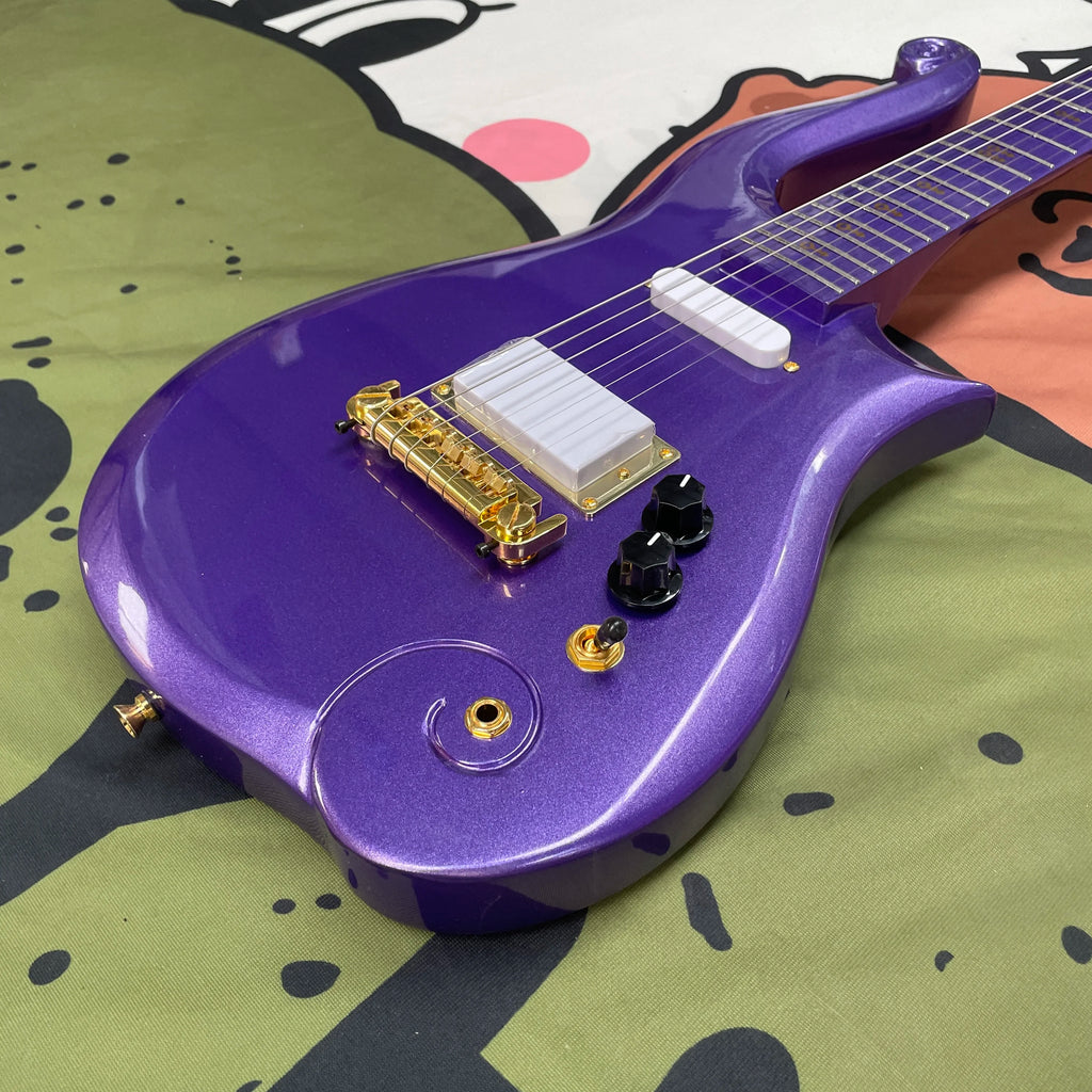 Nuevo Modelo de Guitarra Eléctrica Little Prince, Guitarra de Seis Cuerdas con Cuerpo de Caoba, Diapasón de Arce