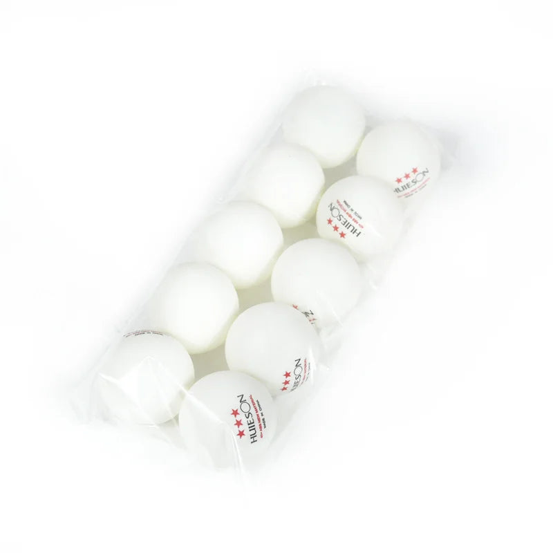 10 Uds Huieson nuevas pelotas de tenis de mesa de plástico ABS 3 estrellas 2,8g 40 +mm pelotas de Ping Pong para pelotas de entrenamiento de partido