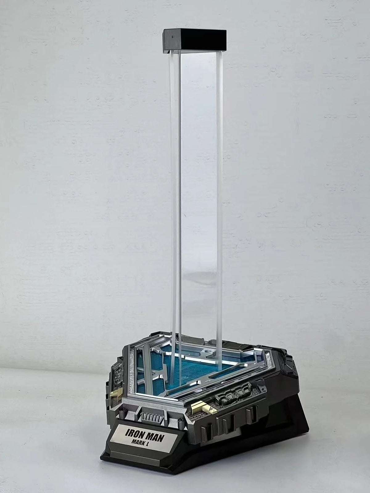 Figura de Iron Man Mk50 1:1, Máscara Cosplay Usable, Casco Deformable Activado por Voz, Modelo Derivado de Películas, Juguete, Regalo de Cumpleaños