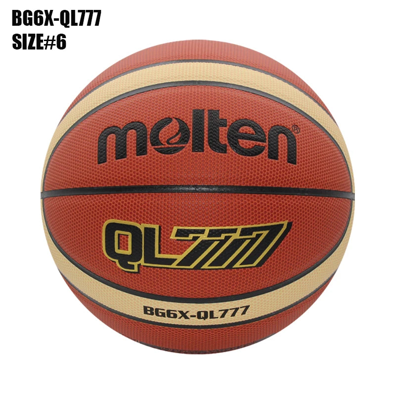 Balones de Baloncesto Originales Molten 2027, Tamaño 7/6/5, Material PU, para Juegos en Interiores y Exteriores, Entrenamiento, Hombres y Mujeres, Baloncesto