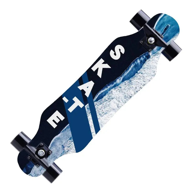 Patineta Longboard de 80 cm, 4 Ruedas, Tabla de Baile, Profesional, para Adultos, Cruiser Urbano, para Principiantes, Completa